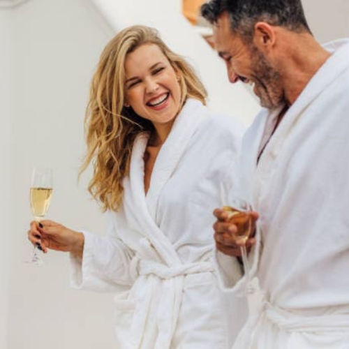 Formules Duo : Bain nordique ou Jacuzzi & Champagne sous les étoiles - Domaine des Monts de la Baie