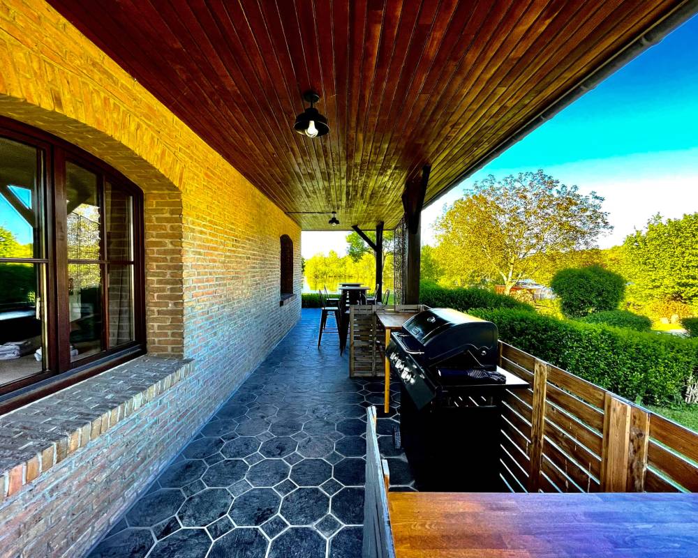 Fabrik' en Baie Gîte 15 personnes étang Baie nordique